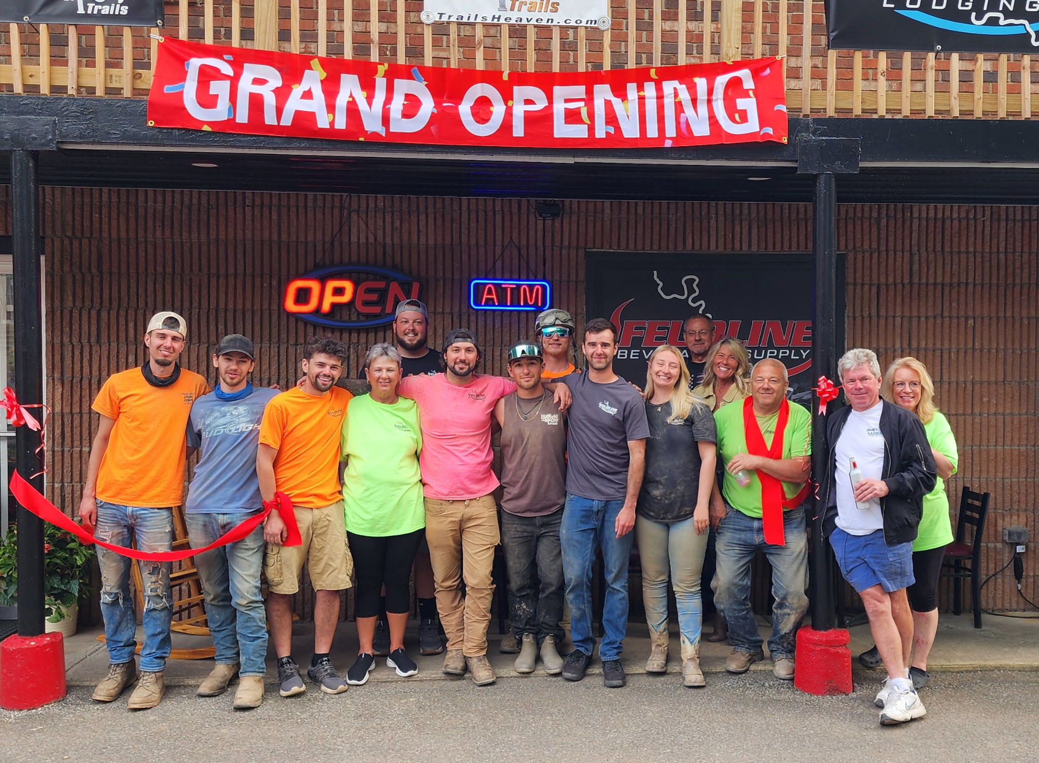 FeudLine grand opening with friends, customers and community members