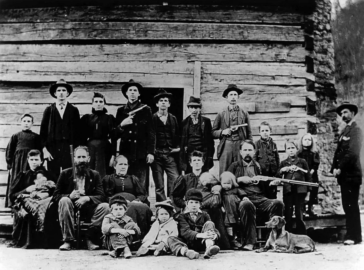 Historic McCoy family photograph loading=