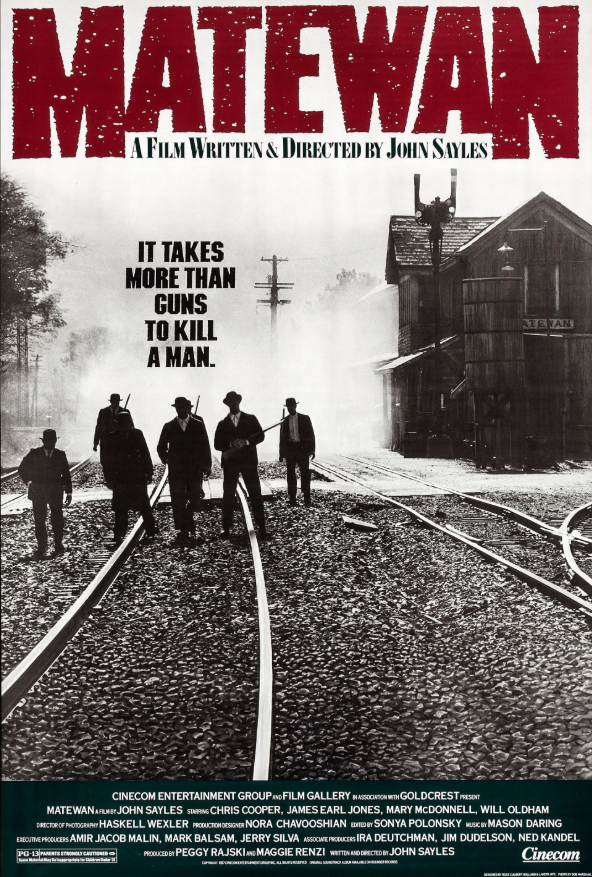 Original theatrical poster for the 1987 film Matewan
